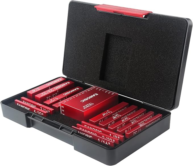 EANOSIC Setup Blocks Height Gauge Set, Bars Include Laser Engraved Size Markings