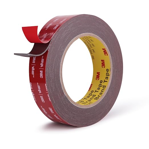 3M Double Sided Tape, Heavy Duty, 1” x 18Ft, Waterproof Foam Mounting Tape