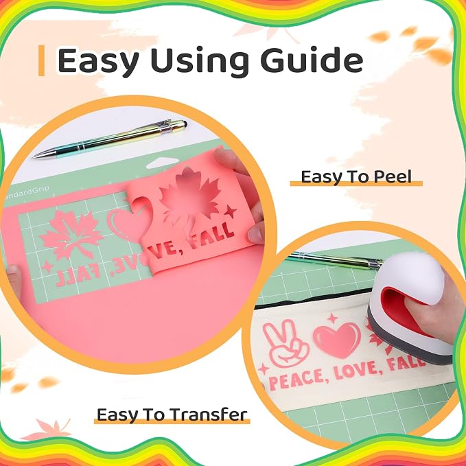 WRAPXPERT Pastel HTV 20 Packs Heat Transfer Vinyl Bundle, Boho Color Iron on