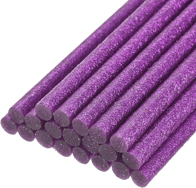 uxcell 20pcs Hot Glue Sticks for Glue Gun 7mm/0.27-inch x 8-inch Mini Hot Melt