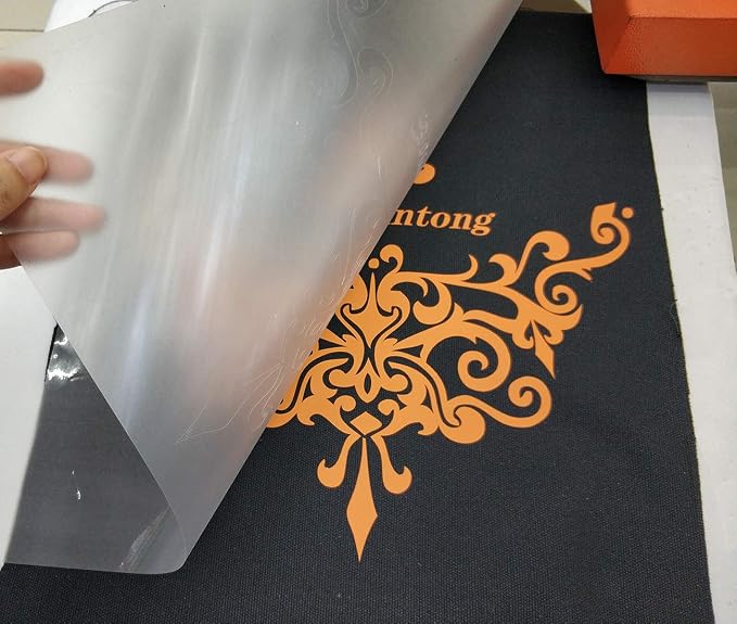 guangyintong Heat Transfer Vinyl Orange HTV Rolls, Matte Surface PVC Material