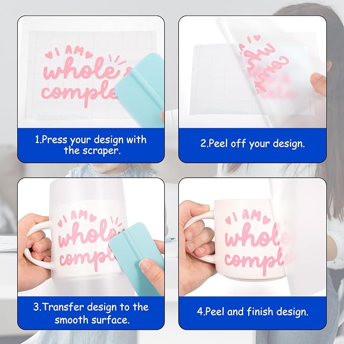 TECKWRAP Clear Vinyl Transfer Paper Tape Roll
