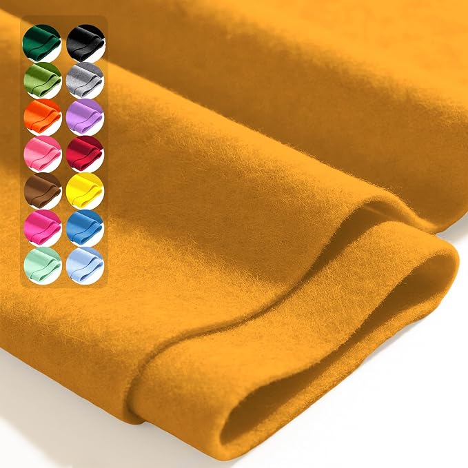 Honey Gold 36" X 36" Felt Fabric Sheet