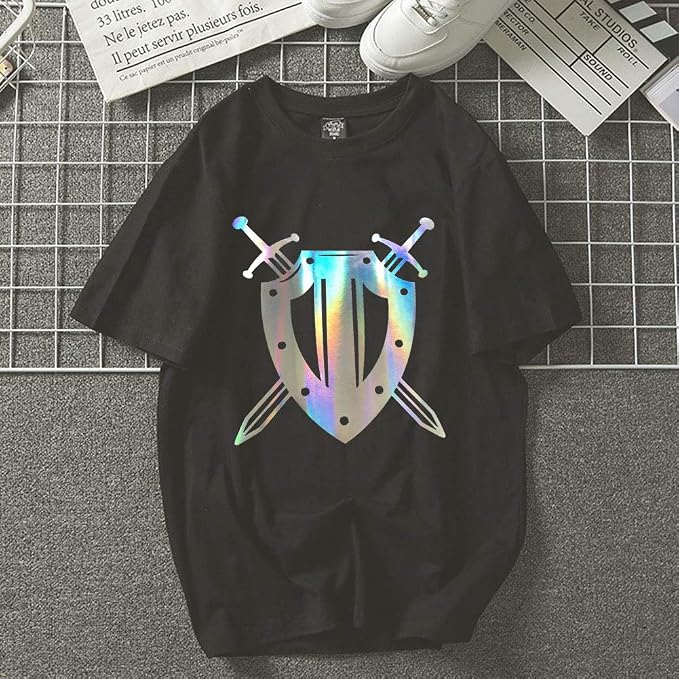 Holographic Rainbow Silver Foil HTV Heat Transfer Vinyl