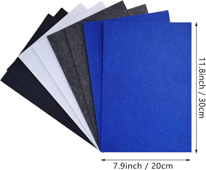 Jtnohx Stiff Felt, 2mm Thick Felt Sheets