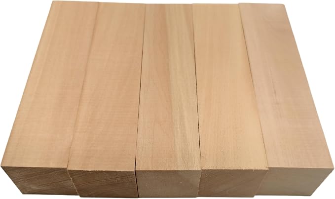 5PCS Basswood Carving Blocks, Whittling Wood Carving Kit, Unfinished Wooden
