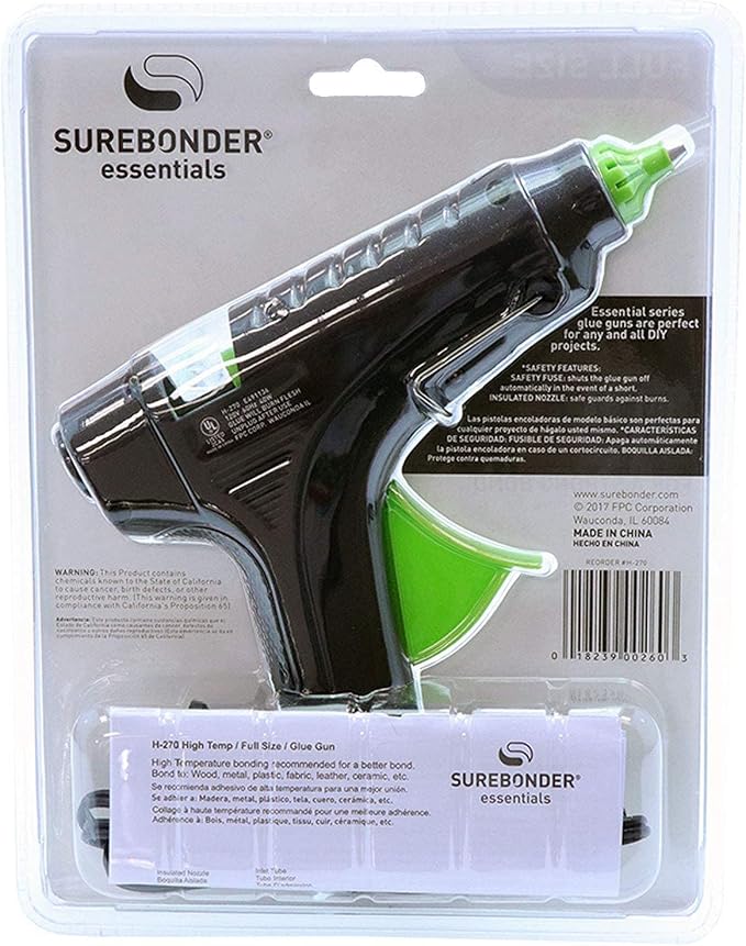H-270 Essentials Series 40 Watt Full Size High Temperature Hot Glue Gun