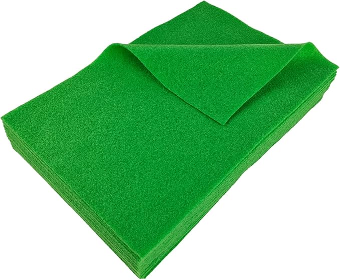 Jtnohx Color Felt, Soft Felt Sheets, 1.4mm Thick 8"x12" Handicraft Felt Fabrics