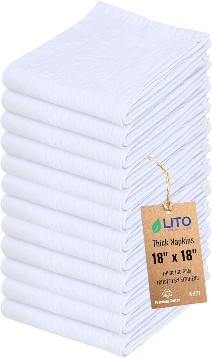 Thick Cotton Napkins – Flour Sack Napkin