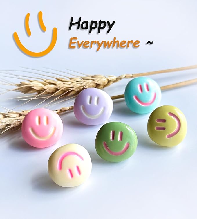 Smiley Face Decorative Push Pins, Cute Bulletin Board Push Pins, Thumbtacks