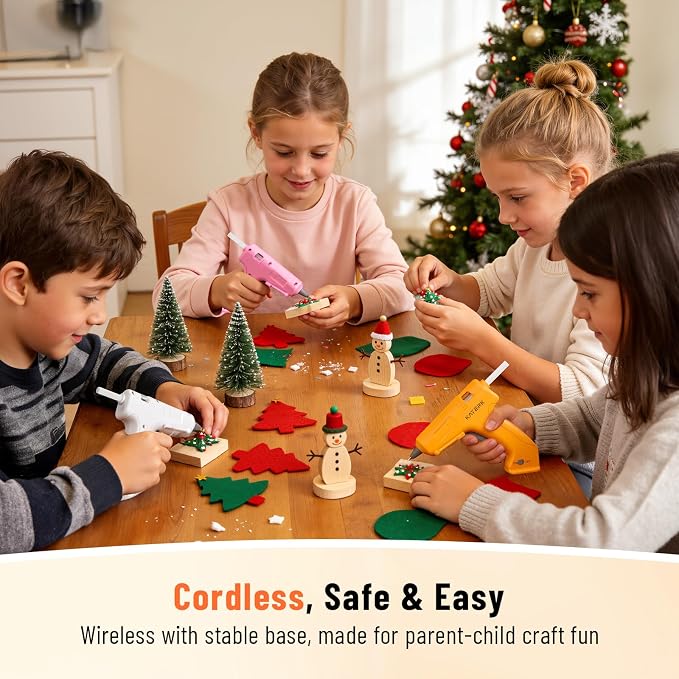 Katerk 3.7V Cordless Hot Glue Gun Kit