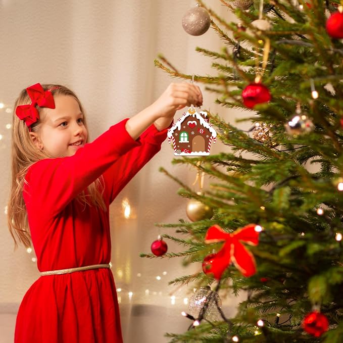COCHIE Wooden Christmas Ornaments to Paint