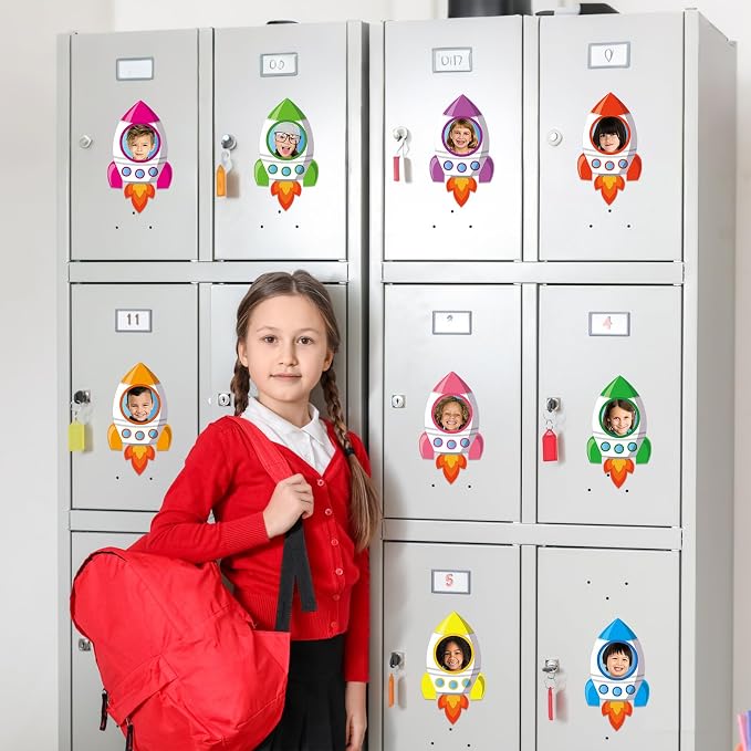 gisgfim 80Pcs Rocket Cutouts Back to School Decorations Bulletin Board Outer