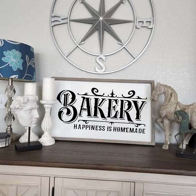 Farmhouse Stencils for Painting on Wood Kitchen Paint Stencils Flower Farm