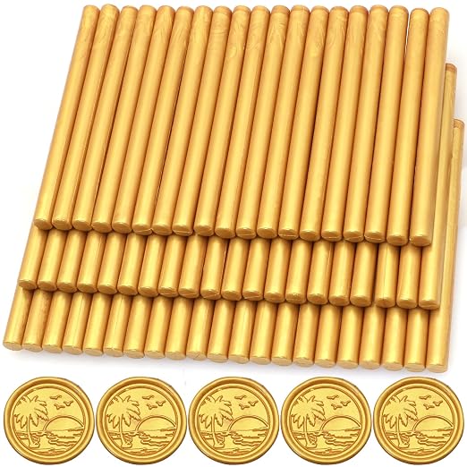 60pcs Wax Seal Sticks, HOSEALING Glue Gun Wax Seal Sticks