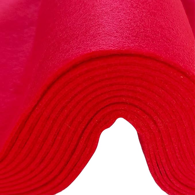 Jtnohx Color Felt, Soft Felt Sheets, 1.4mm Thick 8"x12" Handicraft Felt Fabrics