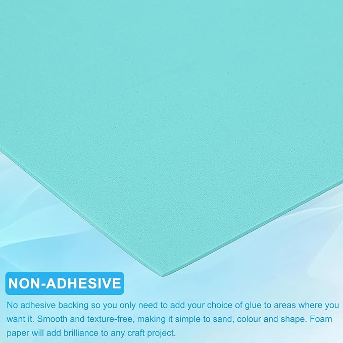 PATIKIL 30 Pack EVA Foam Sheets, Dark Green