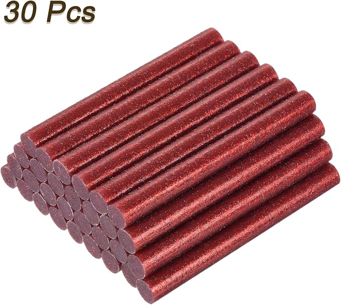 uxcell 30pcs Mini Hot Glue Gun Sticks 4-inch x 0.43-inch High Sticky Large Hot