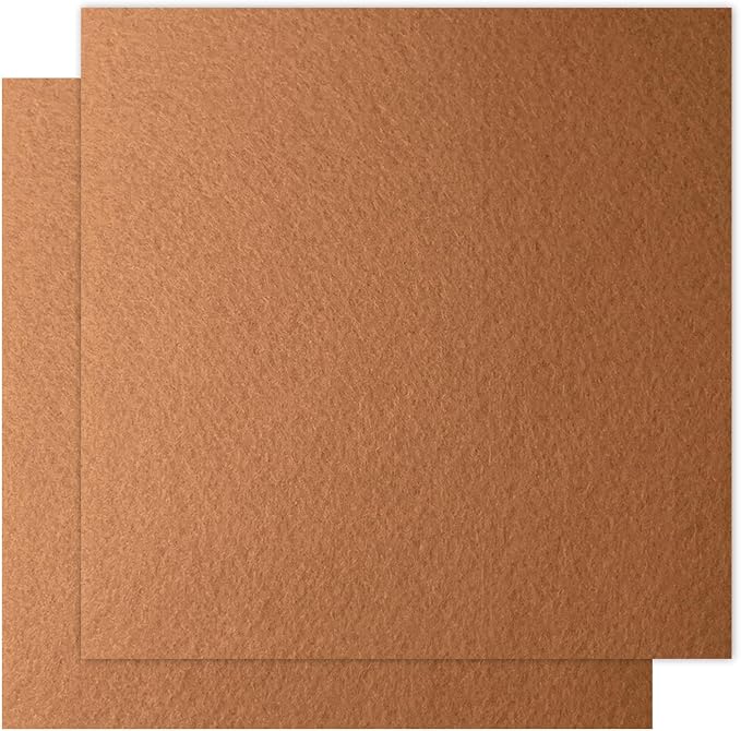 12" x 12" Felt Fabric Sheets for Crafts, Squares Felt Fabric Sheets, 1mm Thick