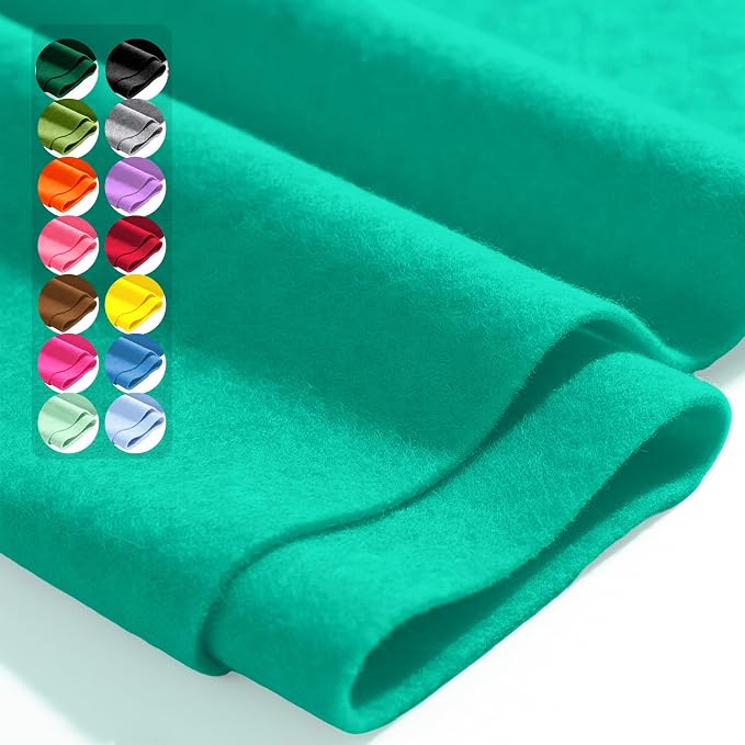 Aqua Green 36" X 36" Felt Fabric Sheet