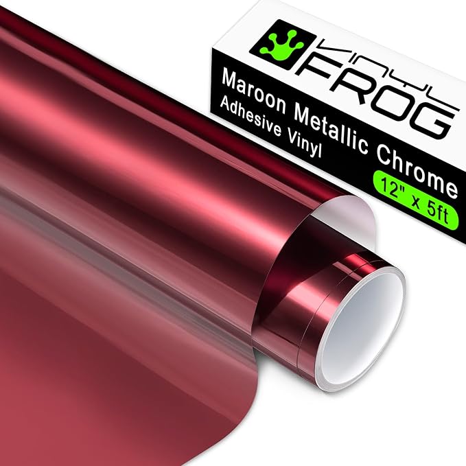 VINYL FROG Maroon Chrome Vinyl