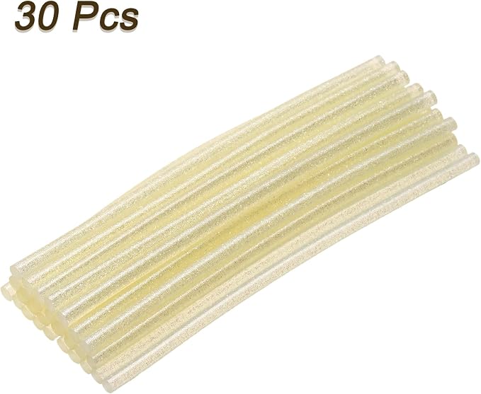 uxcell 30pcs 7mm x 200mm Mini Hot Glue Sticks