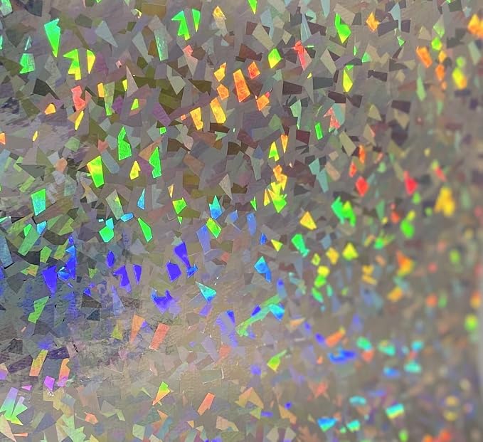 Holographic Crystal Sign Vinyl, HOLOCRYSTAL self-Adhesive Plastic