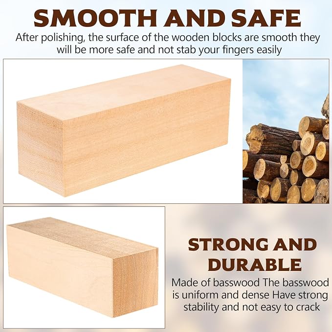 Basswood Carving Blocks, Basswood