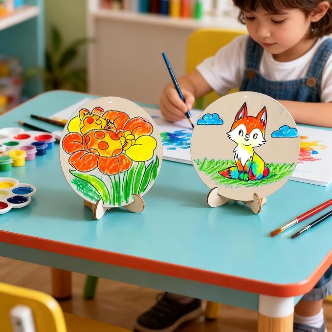 10PCS Wooden Crafts to Paint