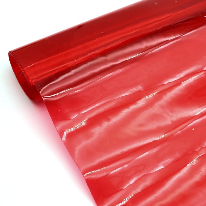 David accessories Transparent PVC Holographic Vinyl Sheets 1 Roll 11.8''x47''