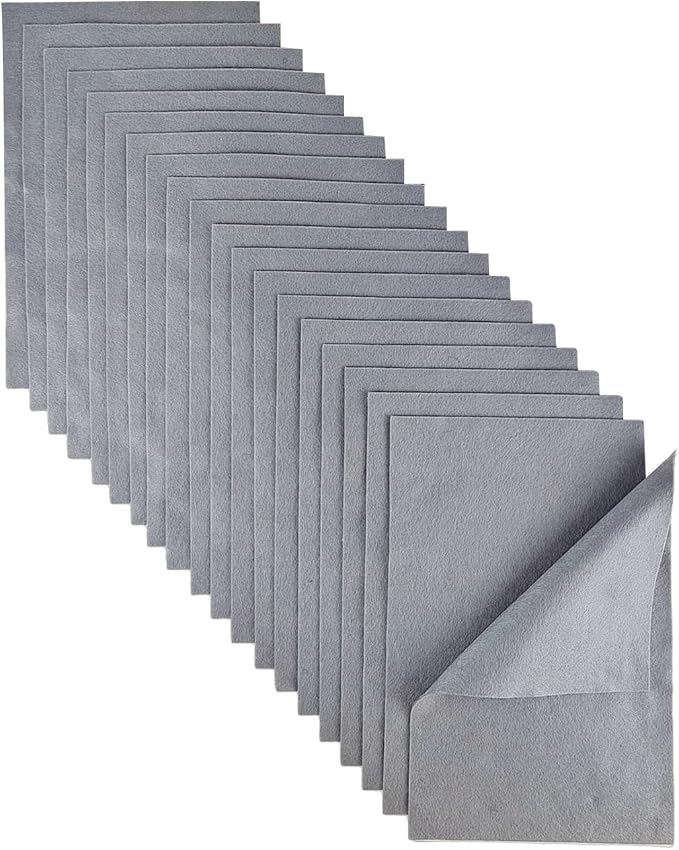 Jtnohx Color Felt, Soft Felt Sheets, 1.4mm Thick 8"x12" Handicraft Felt Fabrics