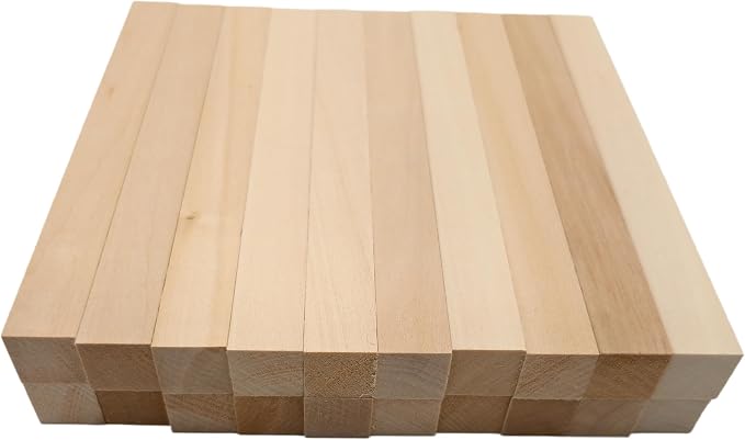 20PCS Basswood Carving Blocks, Whittling Wood Carving Kit, Unfinished Wooden
