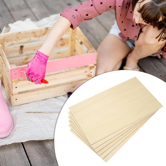 PATIKIL 12x20x1/4 Basswood Sheets