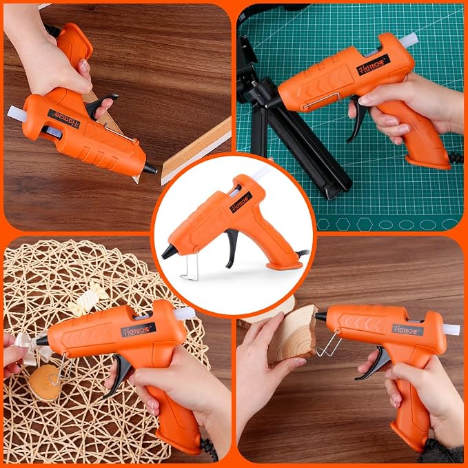 Hoteche 100W Hot Glue Gun Fast Preheating Glue Gun
