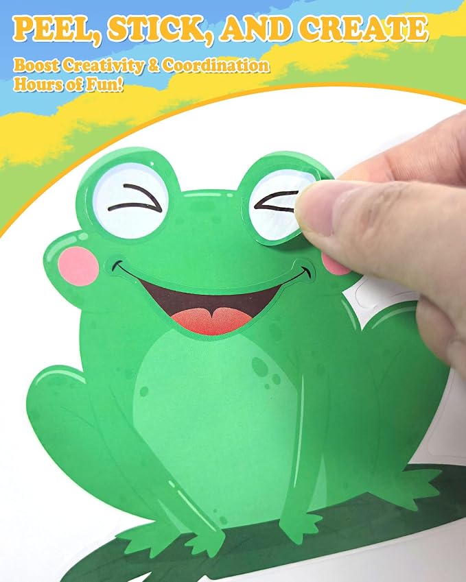 Aowplc Spring Make-a-Face Stickers