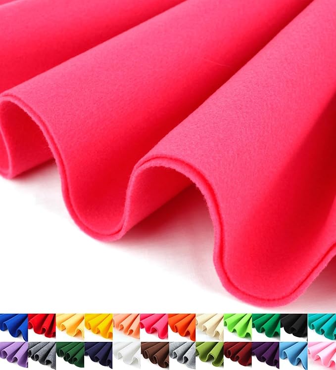 Barcelonetta | Felt Fabric | 36"X 36"Square | 1.6mm Thick | Acrylic & Soft |
