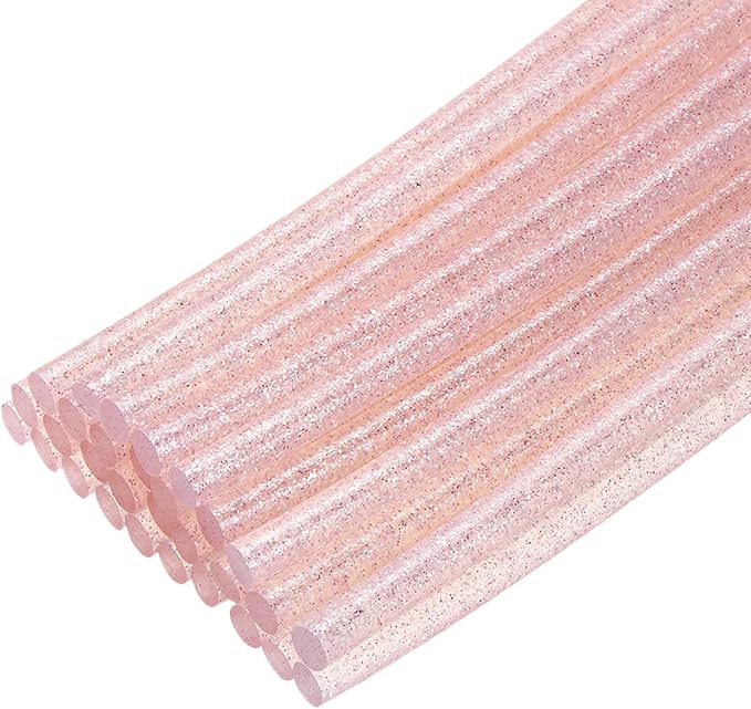 uxcell 30pcs 7mm x 200mm Mini Hot Glue Sticks