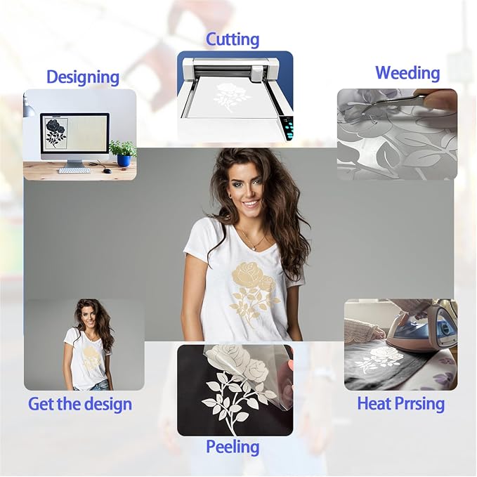 3D Puff Heat Transfer Vinyl-Beige 3Pcs | 3 Sheets 12"x10" 3D Puffy Iron On Vinyl