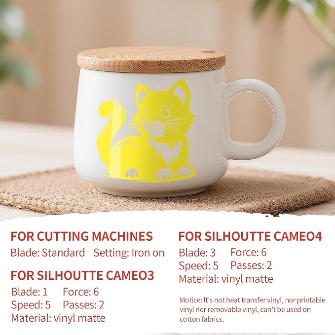 IModeur Glossy Yellow Permanent Vinyl
