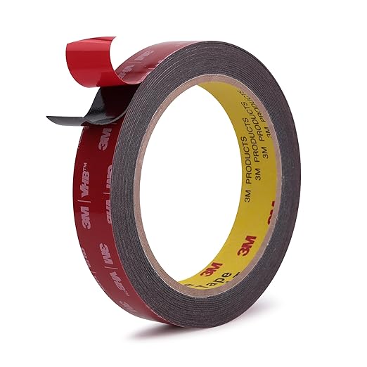 3M Double Sided Tape, Heavy Duty, 3/4” x 18Ft, Waterproof Foam Mounting Tape