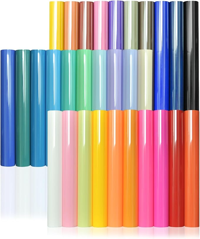 Puff Heat Transfer Vinyl, Wash No Fade, Easy Cut & Weed, Iron/Heat Press