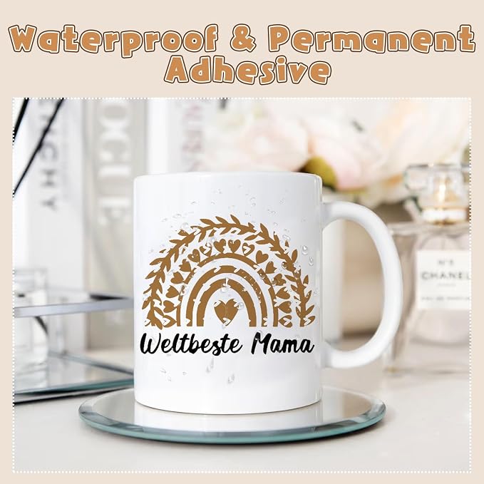 Geometric Boho Permanent Adhesive Vinyl 12 Sheets 12'' x 10'' | Geometric