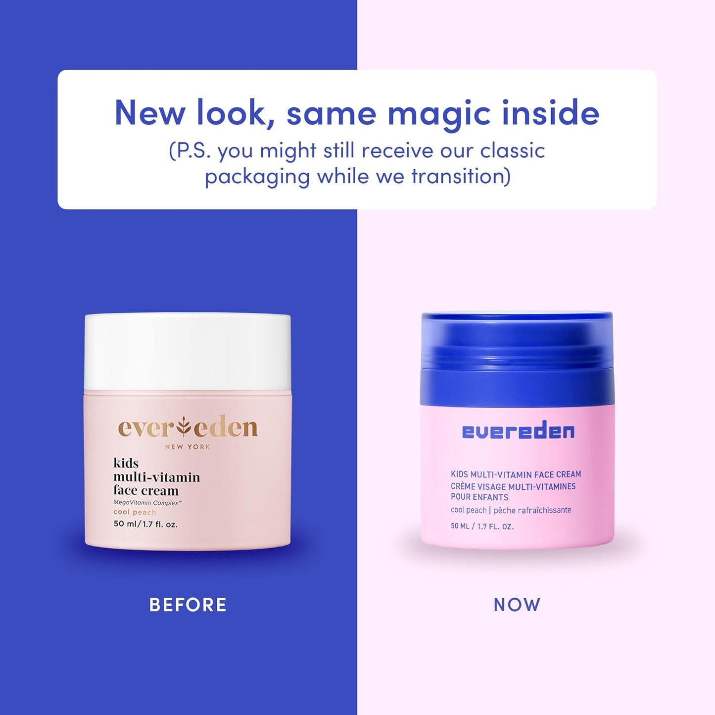 Evereden Kids Face Cream: Cool Peach, 1.7 oz. | Face Lotion | Clean and Non-Toxic Face Moisturizer | Skin Care for Kids