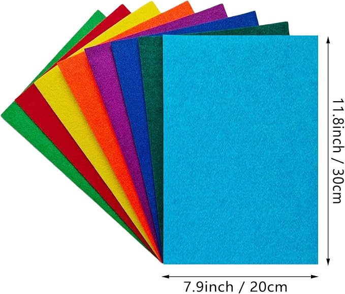 Jtnohx Stiff Felt, 2mm Thick Felt Sheets