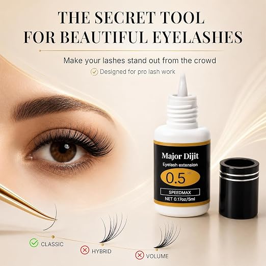 Eyelash Extension Glue 0.5 Sec Drying time | lash Extension Glue Retention 4-5