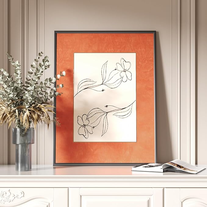 CHIHUT Orange Felt Drawer Liner