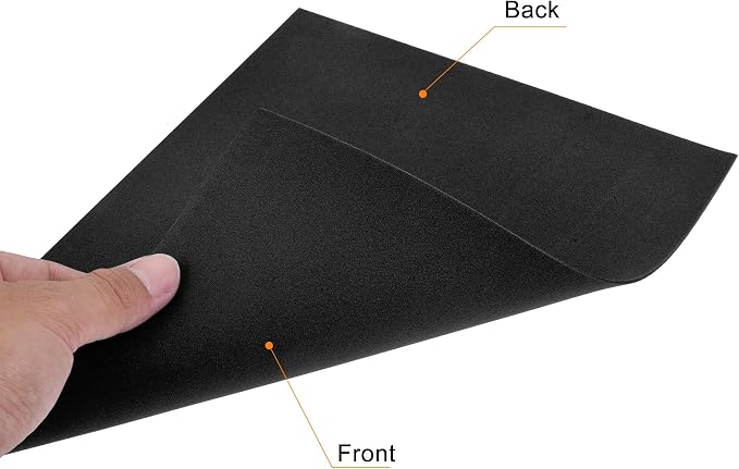 uxcell Black EVA Foam Sheets, 11.8x7.9 in 1.8mm Thick Handicraft Foam Paper