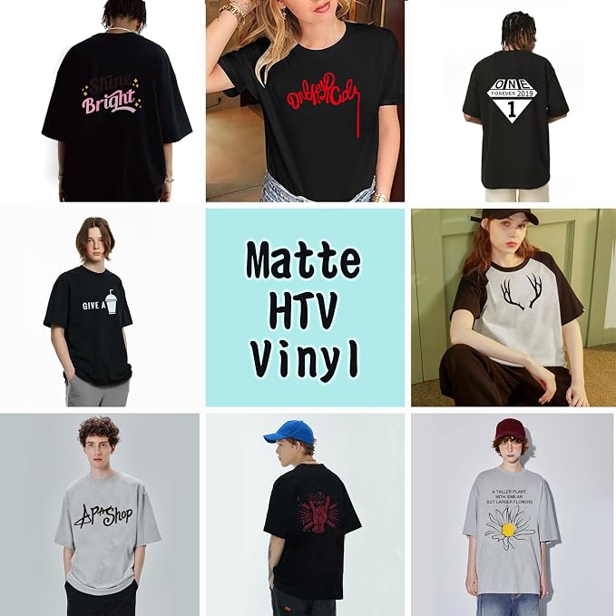 HTVVETUR Heat Transfer Vinyl for T Shirt