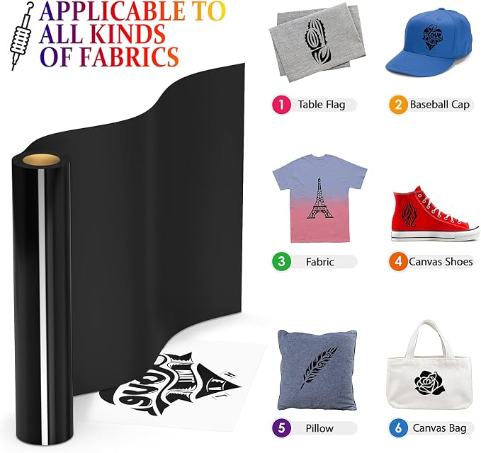 Heat Transfer Vinyl Black