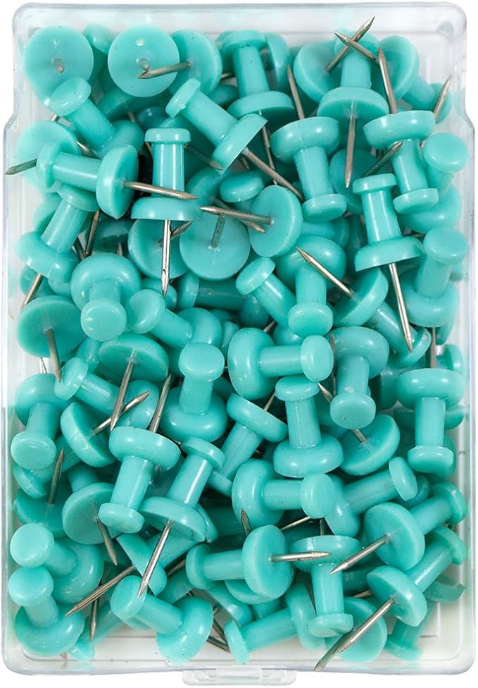 JAM PAPER Colorful Push Pins